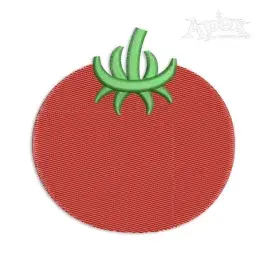 Tomato Embroidery Design
