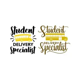 Student Delivery Specialist School Bus Driver SVG Cuttable Designs
