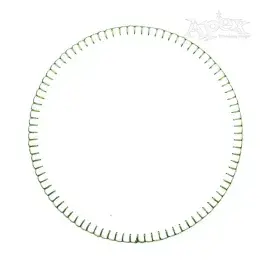 Blanket Edge Quick Stitch Circle Frame Embroidery Design