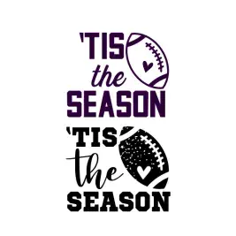 'Tis the Football Season SVG Cuttable Designs