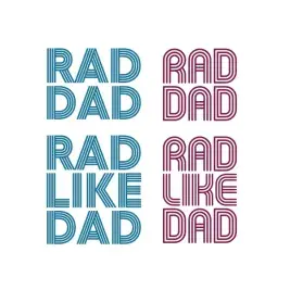 Rad like Dad SVG