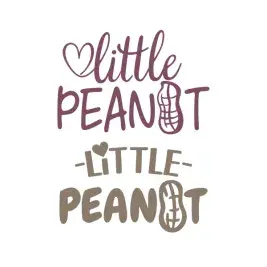 Little Peanut SVG Cuttable Designs