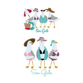 Sea Gals SVG Seagulls Cuttable Design