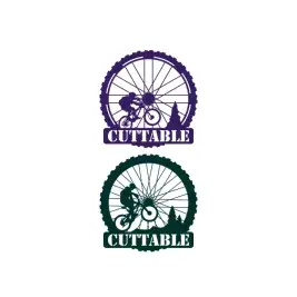 Mountain Bike Frame SVG
