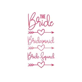 The Bride Bridesmaid Squad SVG