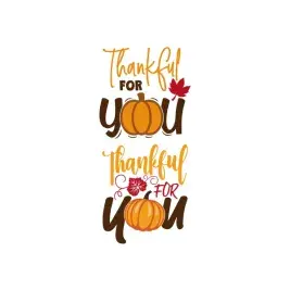 Thankful for You SVG Thanksgiving Pumpkin