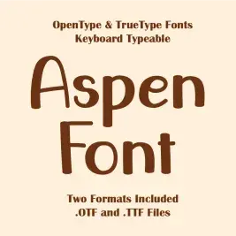 Aspen TrueType Font