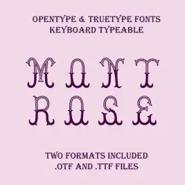 Montrose TrueType Font