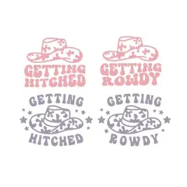 Getting Hitched Getting Howdy SVG