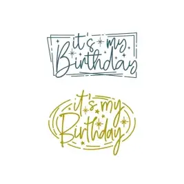 It's My Birthday SVG Word Art