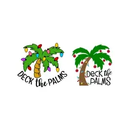 Deck the Palms SVG Vector Cut File Designs