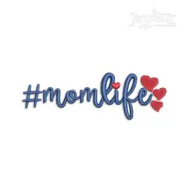 #momlife Mother's Day Machine Embroidery Design
