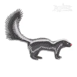 Skunk Animal Machine Embroidery Design