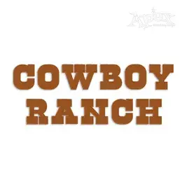 Cowboy Ranch Machine Embroidery Font