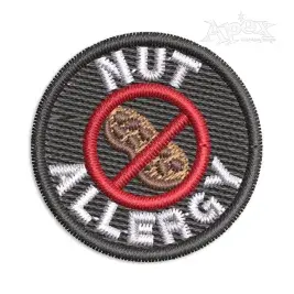 Nut Allergy Digitized Sewing Pattern Download 