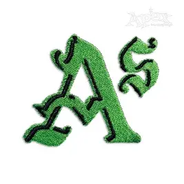 Harry Two Color Shadow Embroidery Font