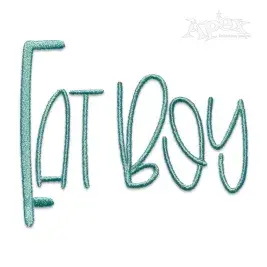 Apex Handwritten Machine Embroidery Font by Apex