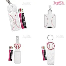 Baseball Keychain ITH Embroidery Designs Bundle thumbnail