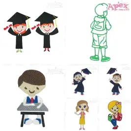 School Embroidery Designs Bundle thumbnail