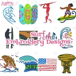 urf wave embroidery design thumbnail