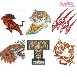 Tiger Embroidery Designs Bundle thumbnail