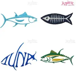 Tuna Fish Embroidery Designs Bundle thumbnail