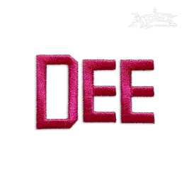 Air Force Machine Embroidery Font by Apex