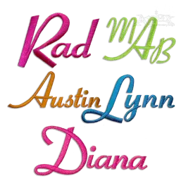 Amazon Script Embroidery Font