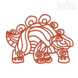Ancient Dinosaur Embroidery Designs