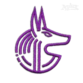 Egypt Dog Machine Embroidery Design by Apex