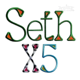 Apex Triangles 2-color Alphabet Embroidery Font - Seth X5