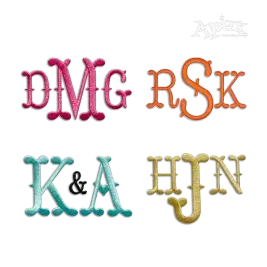 Aretha Machine Embroidery Font by Apex Digitizing