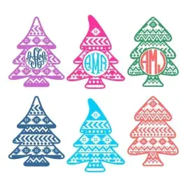 Aztec Print Christmas Tree Cuttable Designs