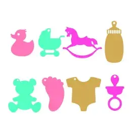 Baby Tag Pack SVG Cuttable Design