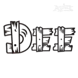 Backyard Fence Machine Embroidery Font - Apex