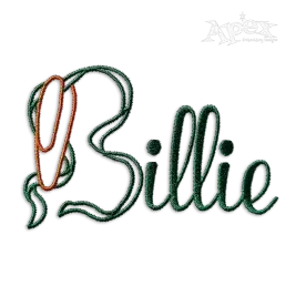 Ballet Dance Embroidery Font by Apex Design