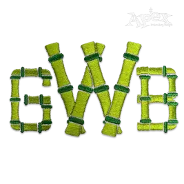 Bamboo Style Machine Embroidery Font