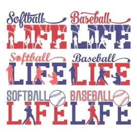 Baseball Life SVG Cuttable Designs
