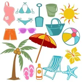 Beach Pack SVG Cuttable Designs