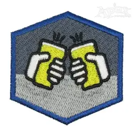 Beer Cheers Embroidery Design
