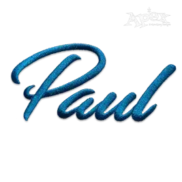 Blacksword Script Machine Embroidery Font Alphabet Paul