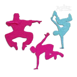 HipHop Break Dance Bundle Machine Embroidery Design by Apex