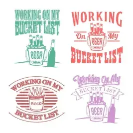 Bucket Beer SVG Cuttable Designs