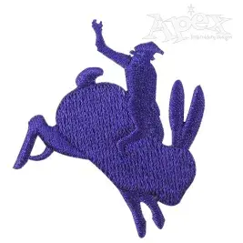 Bunny Cowboy Embroidery Design
