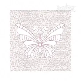 Butterfly Quilt Block Embroidery Design