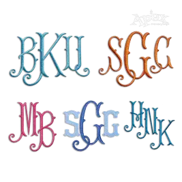 Candelaria Machine Embroidery Font by Apex by Designs