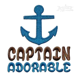 Captain Adorable Machine Embroidery Design by Apex Digitizing