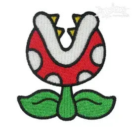 Carnivorous Plant Embroidery Design