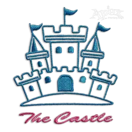 Castle Machine Embroidery Design DFesign By Apex