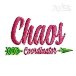 Chaos Coordinator Machine Embroidery Design by Apex